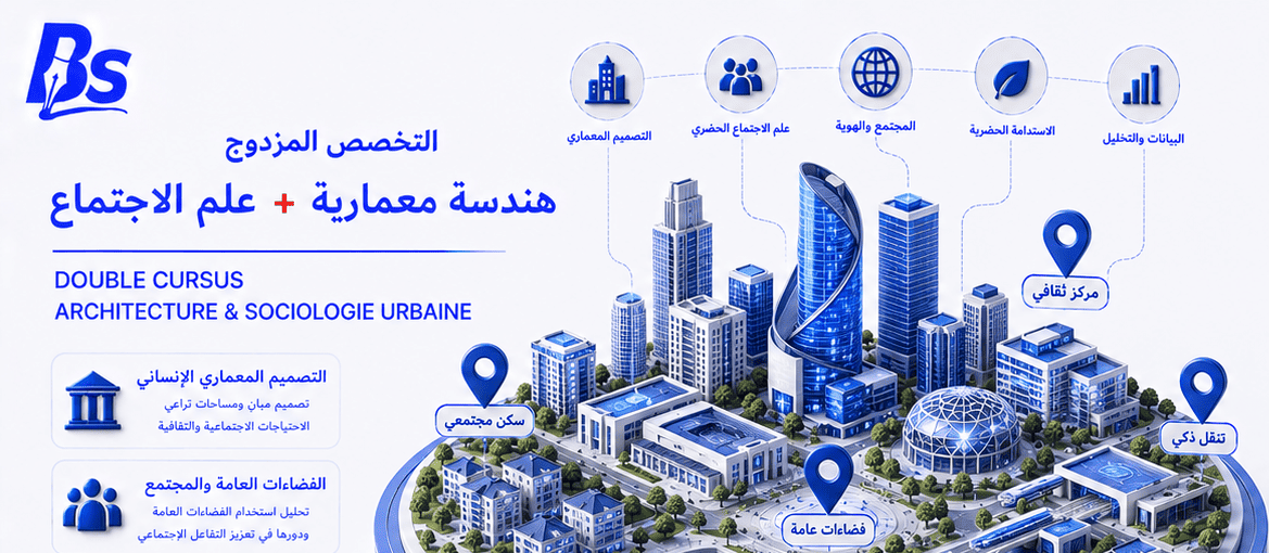 تخصص مزدوج: هندسة معمارية وعلم اجتماع