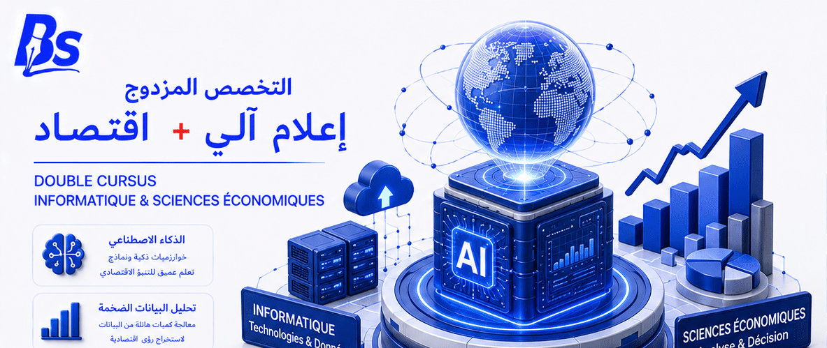 تخصص مزدوج: إعلام آلي واقتصاد