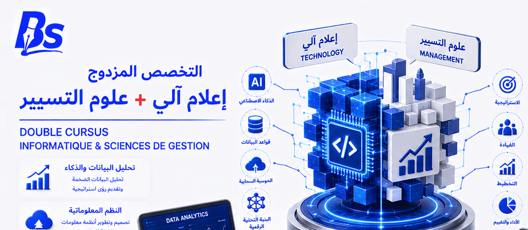 إعلام آلي + علوم التسيير